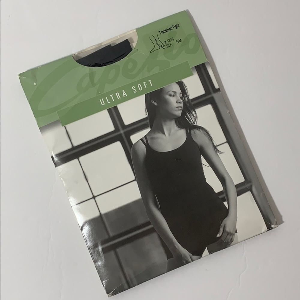 CAPEZIO Black Transition Tights